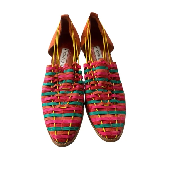 Donald Pliner Colorful Slip On Shoes Size 8 Casual Women's Flats Summer - Picture 2 of 6